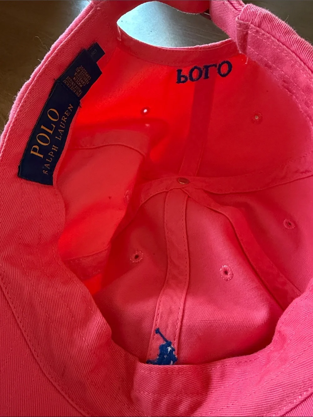 Polo by Ralph Lauren Coral Pink Baseball Cap